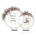 round wedding decoration backdrop stand display custom logo